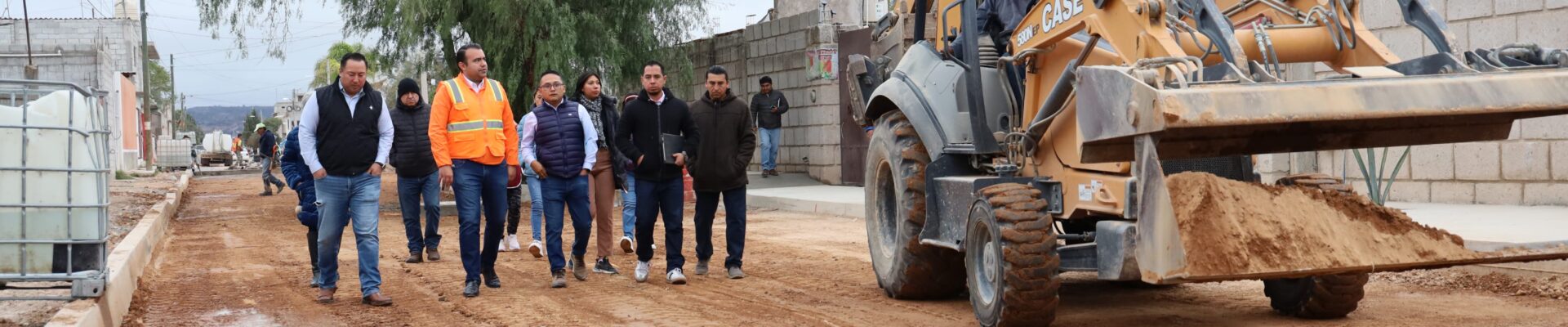 Supervisa Gaspar Trueba la ejecución de obras urbanas