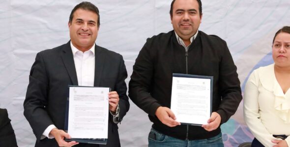 Firma de convenio “Intercambio Académico Latinoamericano”.