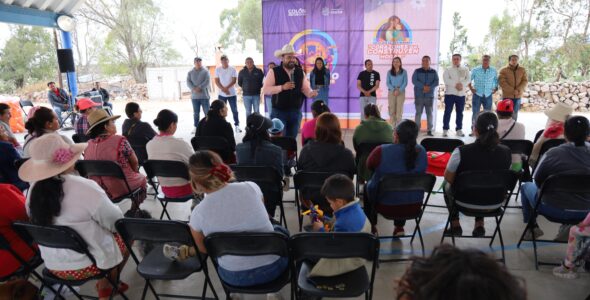 Visita Gaspar Trueba 9 comunidades de la parte alta de Colón