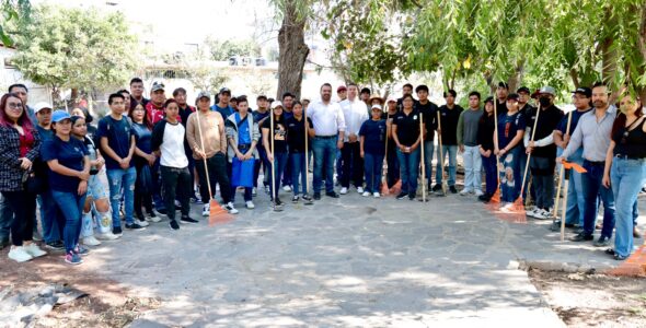 Arranca Jornada Nacional Tequios: Estudiantes, Ejército y Presidencia Municipal