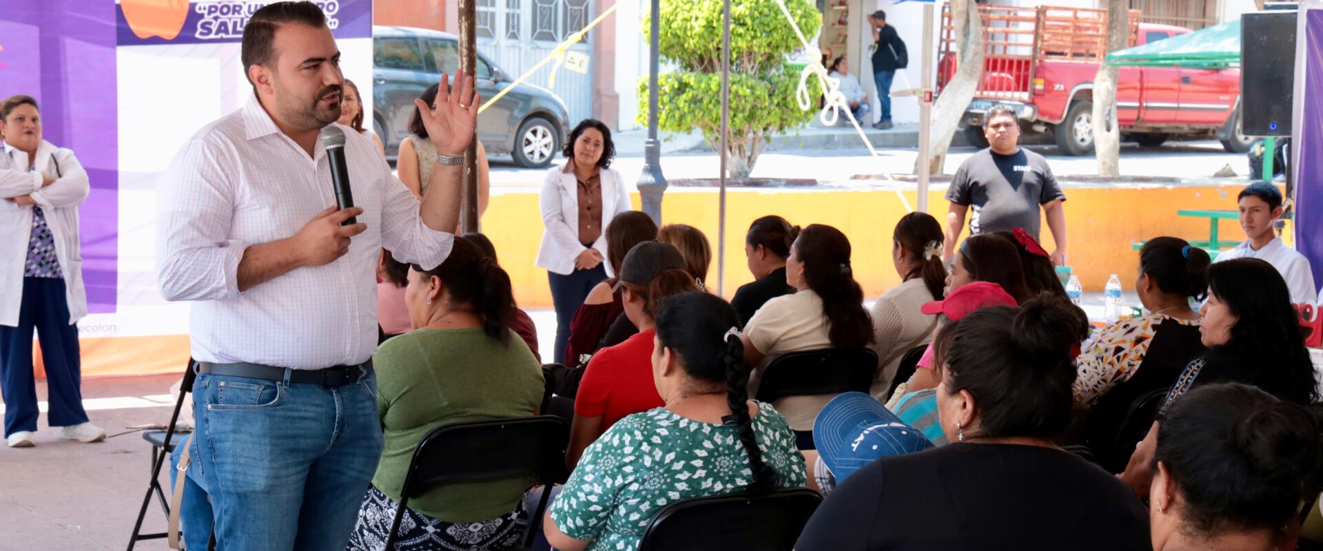 Anuncia Gaspar Trueba Establecer Consultorios Dignos en Colón