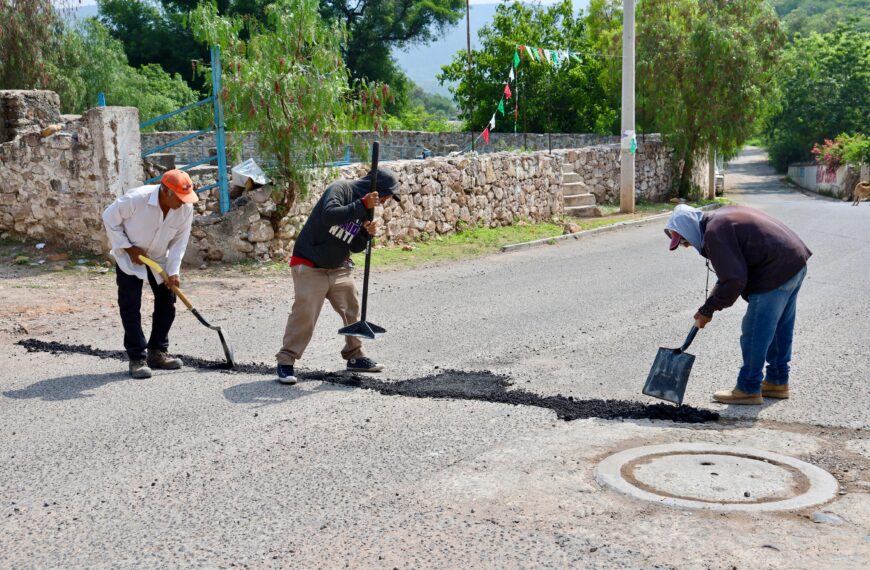 Realiza Colón Acciones Preventivas en Vialidades Dañadas por Lluvias