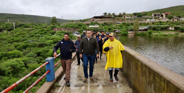 Realizó Gaspar Trueba Gira de Trabajo en Presas del Municipio
