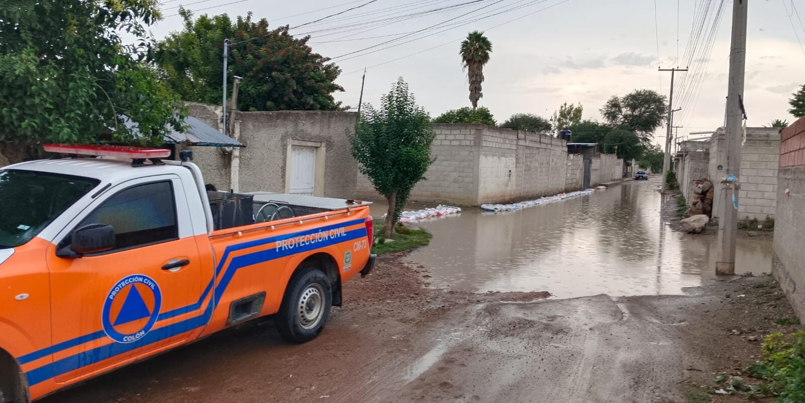 Atiende Gobierno de Colón afectaciones por lluvias