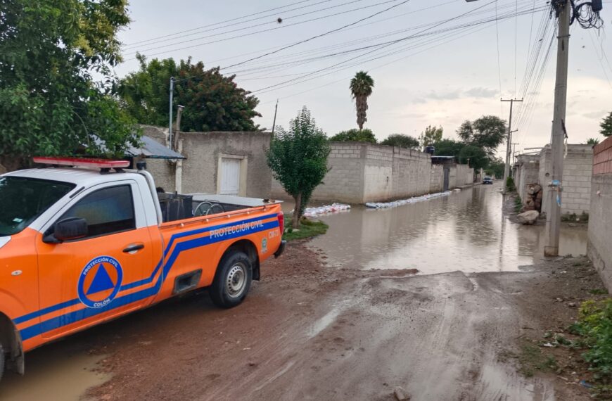 Atiende Gobierno de Colón afectaciones por lluvias
