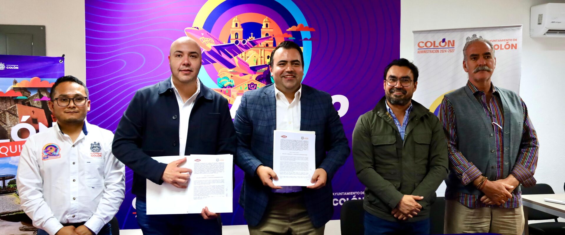 Firma Gaspar Trueba Convenio de Colaboración con la CMIC Querétaro