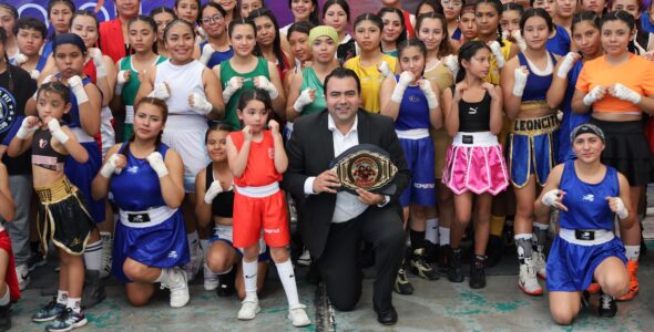 Inaugura Gaspar Trueba el Torneo Nacional de Box “Guerra de Princesas 2025”
