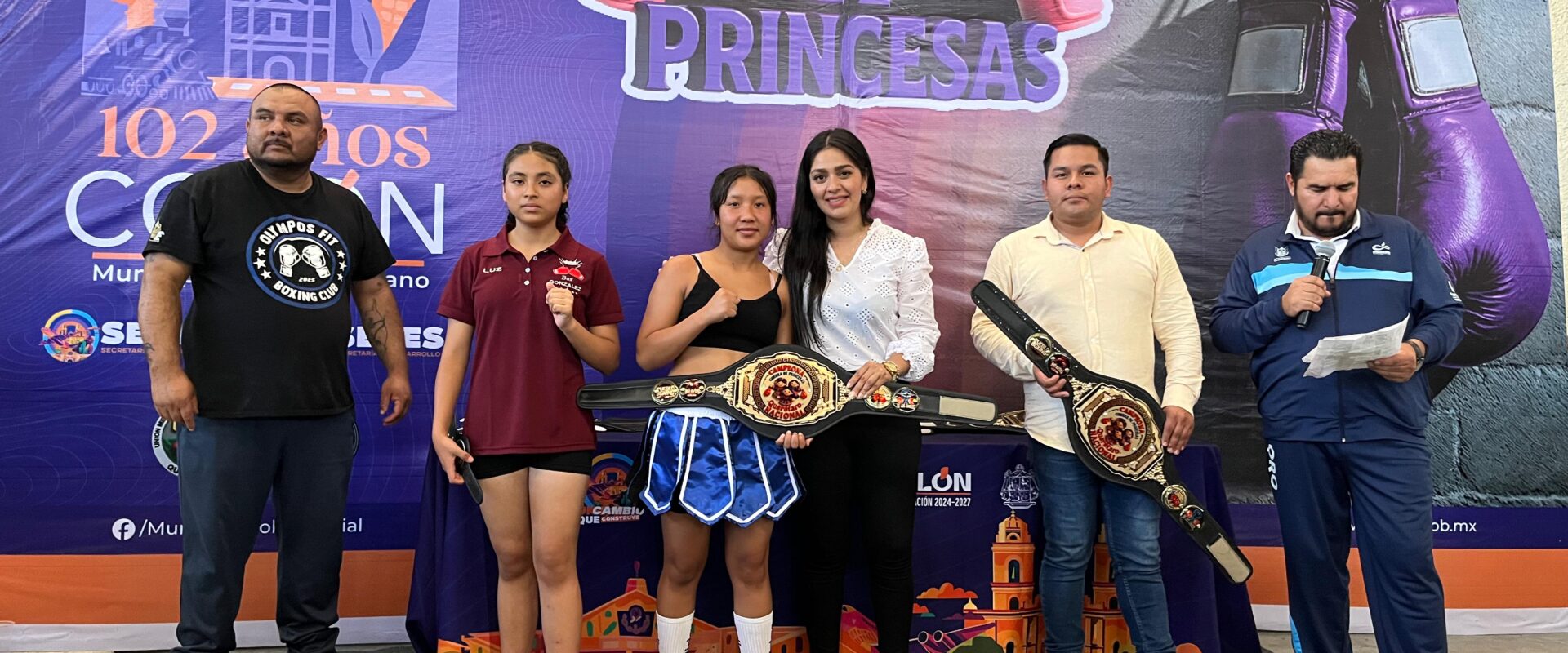 Dos Jóvenes Colonenses se Coronan Campeonas en el Torneo Nacional de Box “Guerra de Princesas 2025”
