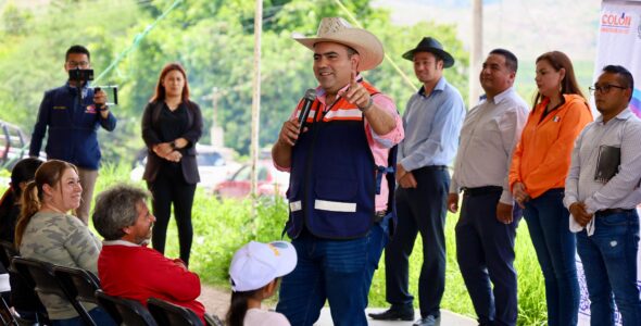 Gaspar Trueba Pone en Marcha Obras de Infraestructura Urbana y Entrega “Apoyos Que Construyen” a Familias de 46 Comunidades
