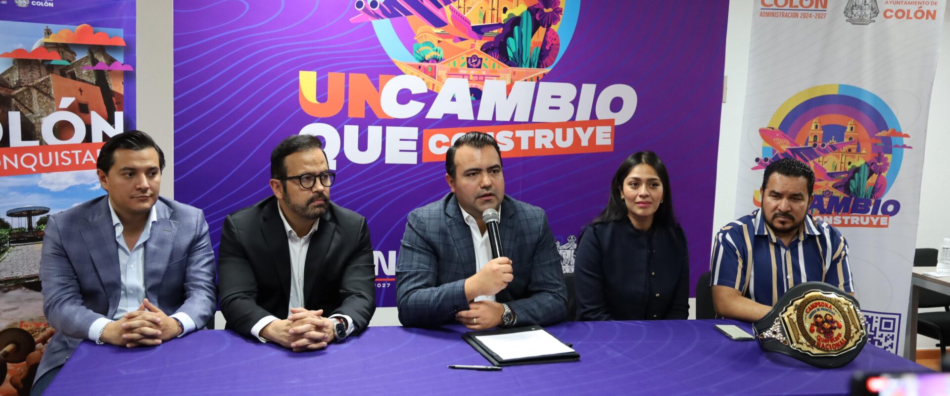 Presenta Gaspar Trueba Eventos Conmemorativos de los 102 Años de Colón como Municipio Libre y Soberano