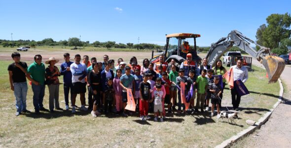 Inicia Obra de Ampliación de la Pista de Atletismo en la Unidad Deportiva