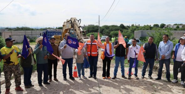 Inicia Gaspar Trueba Obras de Infraestructura en Ajuchitlán