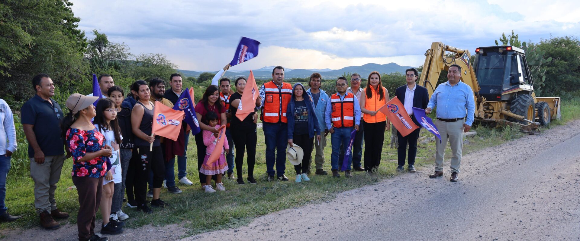 Inicia Gaspar Trueba Construcción de Obras Urbanas y de Infraestructura en La Zorra y La Peñuela