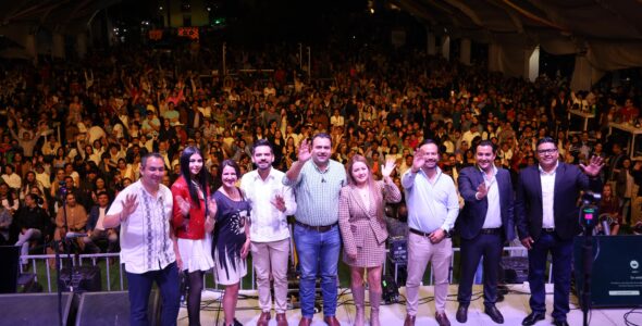 Inaugura Gaspar Trueba el Festival “Xönthe Vendimia del Valle de Colón 2025”