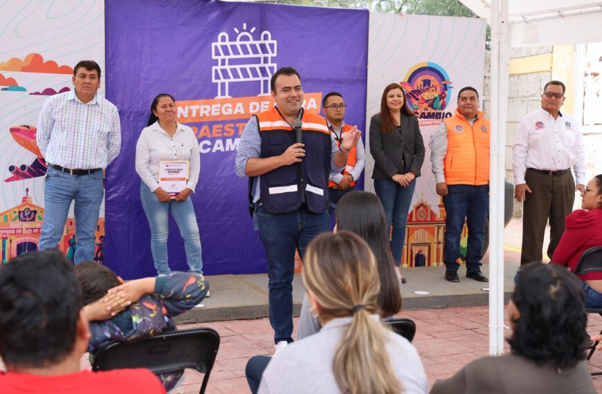 Entrega Gaspar Trueba Obras de Pavimentación y Servicios Básicos