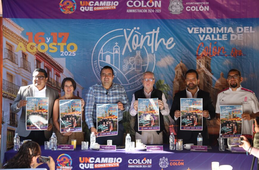 Presenta Gaspar Trueba “Xönthe Vendimia del Valle de Colón 2025”