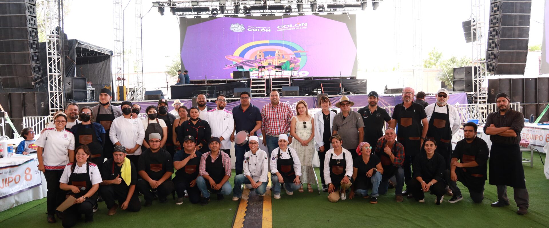 Premia Gaspar Trueba a Ganadores del Primer Concurso de Paellas