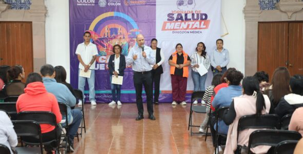 Promueven Jornada de Salud Mental en Autoridades Auxiliares de Colón