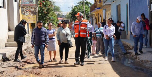 Inicia Gaspar Trueba Nueva Obra Urbana en Las Crucitas