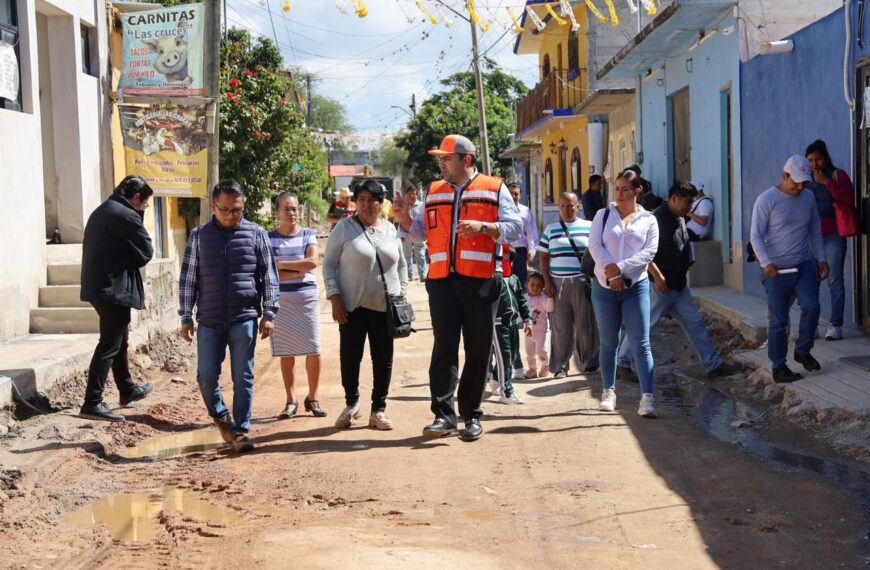 Inicia Gaspar Trueba Nueva Obra Urbana en Las Crucitas