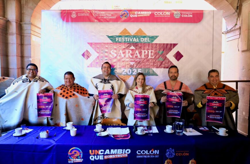 Anuncia Gaspar Trueba el Festival del Sarape 2025 en Colón