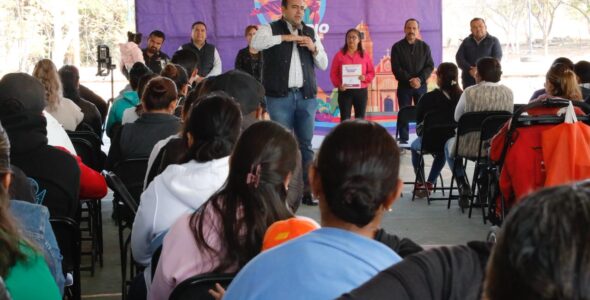 Entrega Gaspar Trueba Infraestructura para Telesecundaria