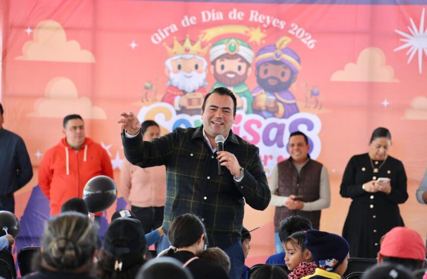 Inicia Alcalde Gaspar Trueba Gira de Reyes en la Parte Alta de Colón