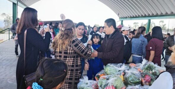 Feria de Nutrición en Ejido Patria