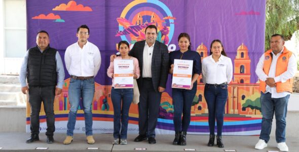 Alcalde Gaspar Trueba entrega obras urbanas y fortalece la educación en La Esperanza