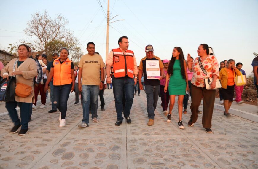 Una Obra Más de Infraestructura Urbana se Suma a los Compromisos de Gaspar Trueba con Colón