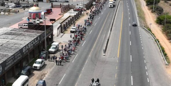 Peregrinos Acuden a la Basílica de Colón a Venerar a la Virgen de los Dolores de Soriano