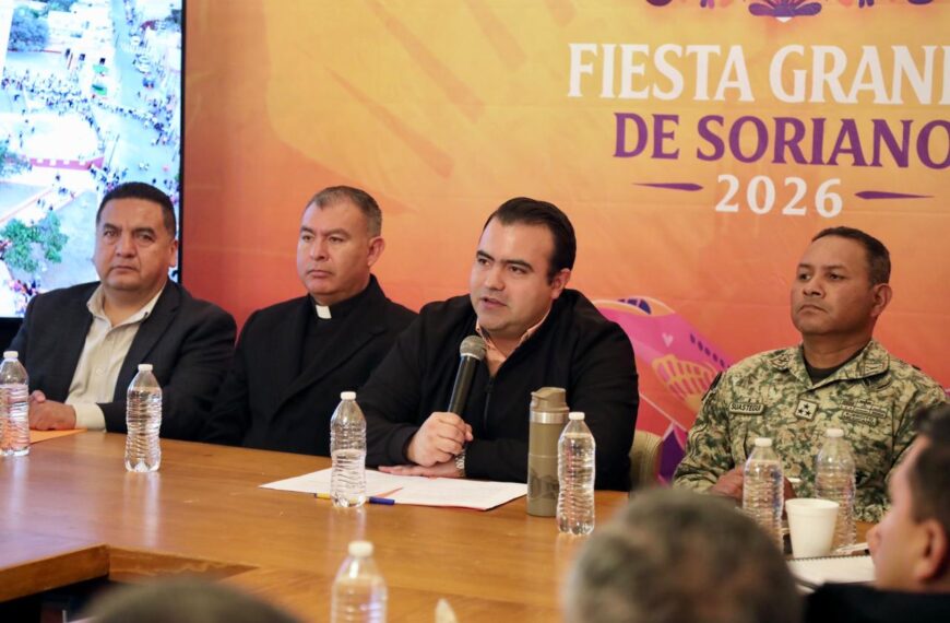 Presenta Gaspar Trueba Operativo de Seguridad para la Festividad de Soriano 2026