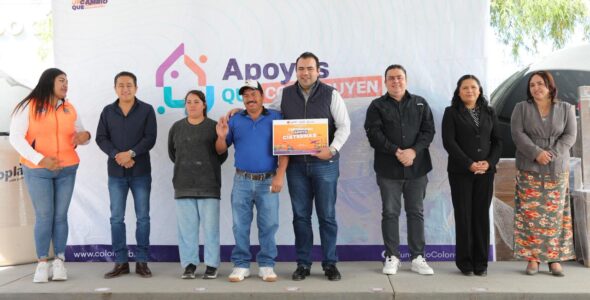 Entrega Gaspar Trueba Apoyos a 122 Familias de Colón