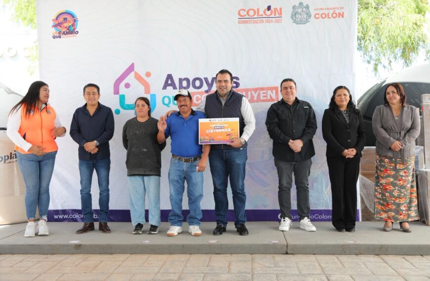 Entrega Gaspar Trueba Apoyos a 122 Familias de Colón