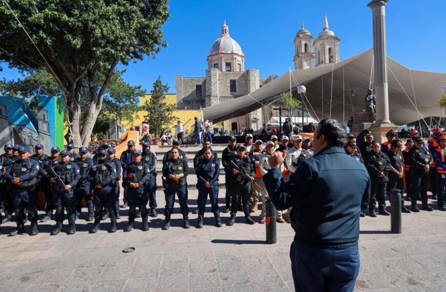 Pasa Revista Alcalde Gaspar Trueba al Operativo para la Fiesta Grande de Soriano