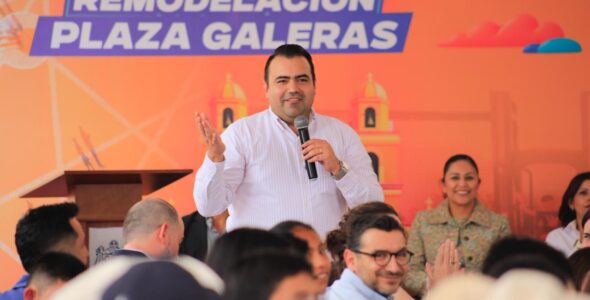 Entrega Gobierno Municipal de Colón la Plaza de Galeras rehabilitada, con apoyo de Gobierno del Estado, Microsoft y Nación Verde