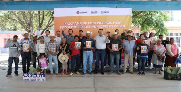 Gaspar Trueba Entrega 20 mil Raquetas de Nopal Forrajero