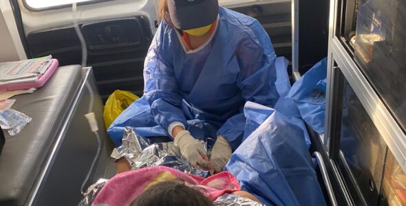 Atiende Protección Civil de Colón un Exitoso Nacimiento en Ambulancia