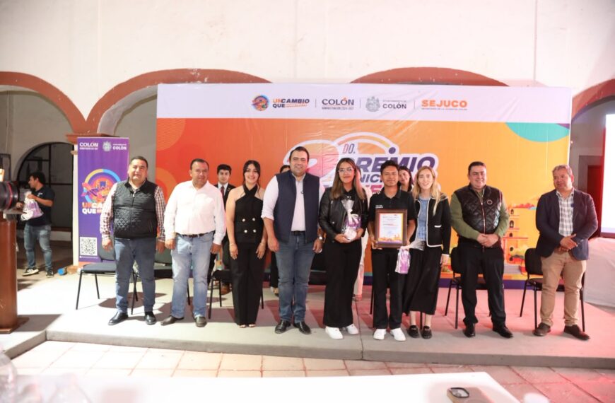 Colón Premió a su Futuro: Gaspar Trueba Entregó el 2do. Premio Municipal de la Juventud 2026