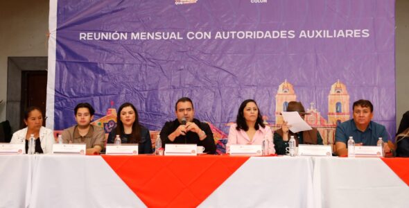 Refrenda Gaspar Trueba Trabajo Coordinado con Autoridades Auxiliares de las 53 Comunidades de Colón