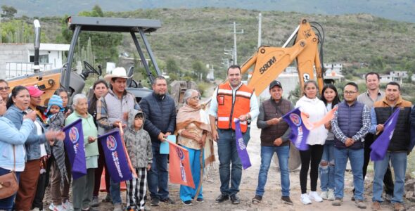 Inicia Gaspar Trueba Trabajos para Obra de Urbanización en Ejido Patria