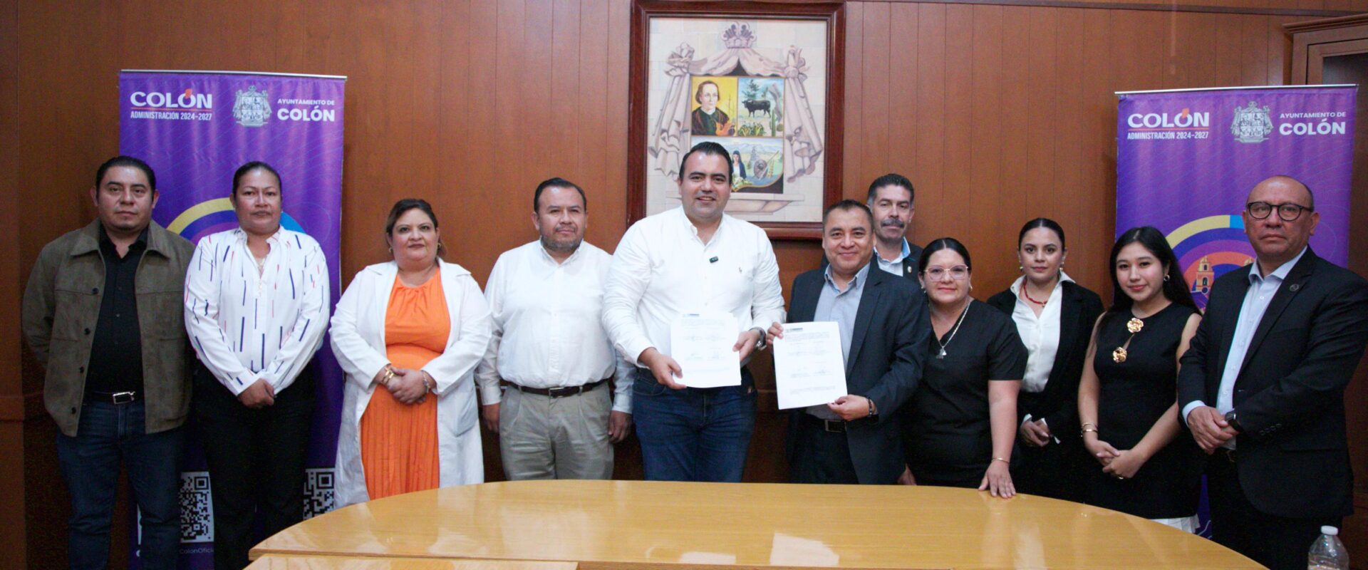 Suscribe Gaspar Trueba Convenio con la Universidad Cuauhtémoc