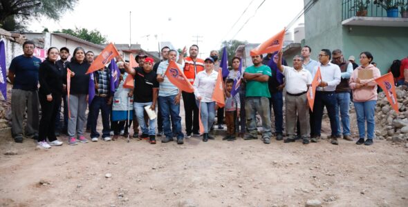 Arranca Gaspar Trueba Urbanización Histórica en Calles de Ajuchitlán