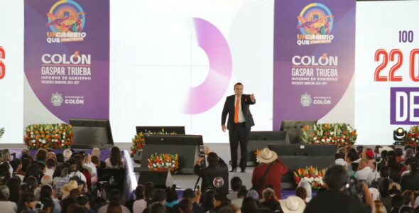 Rinde Gaspar Trueba su 2o. Informe con Éxito