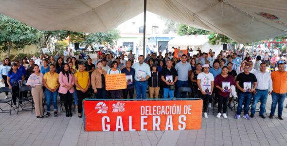 En Galeras y La Esperanza Gaspar Trueba Asume Compromisos para su Tercer Año de Administración