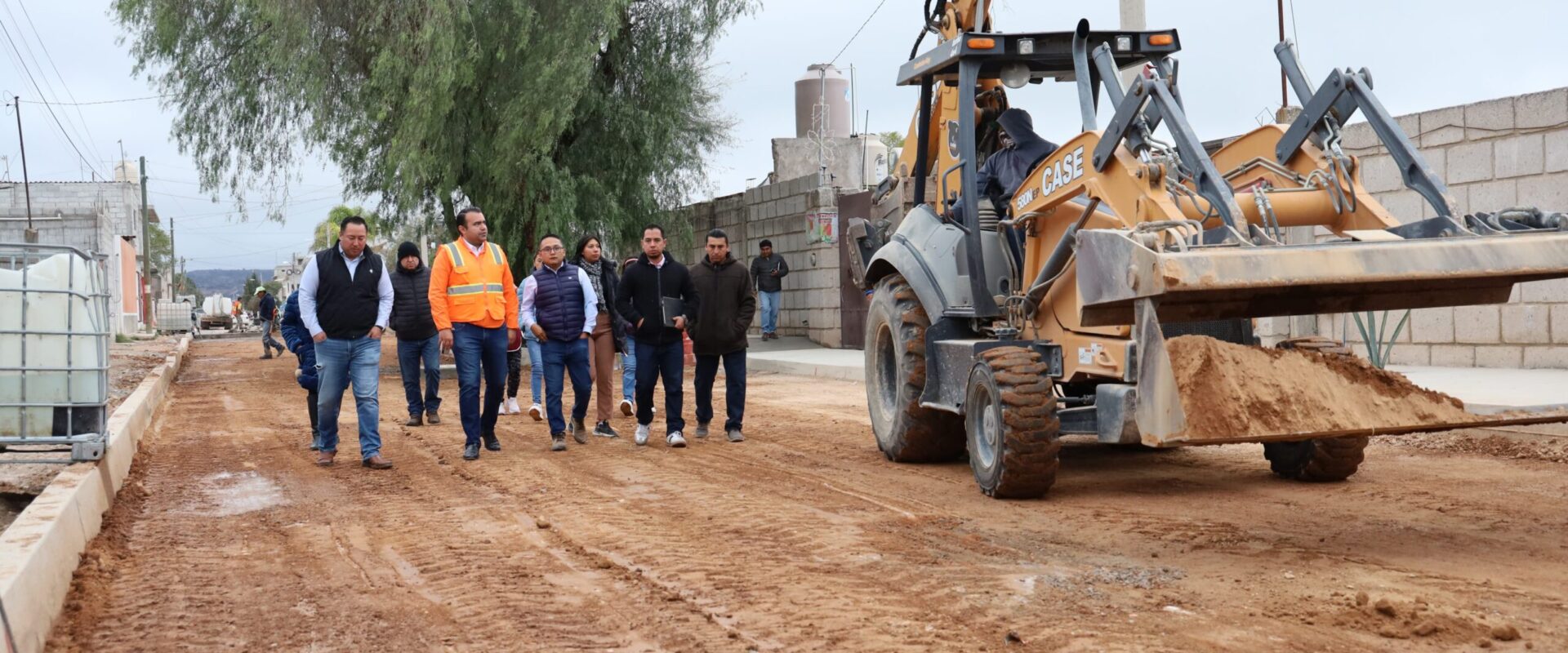 Supervisa Gaspar Trueba la ejecución de obras urbanas