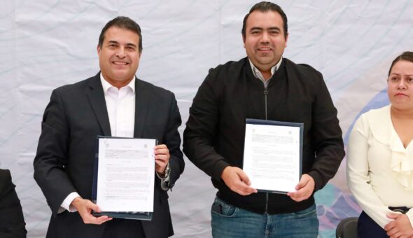Firma de convenio “Intercambio Académico Latinoamericano”.