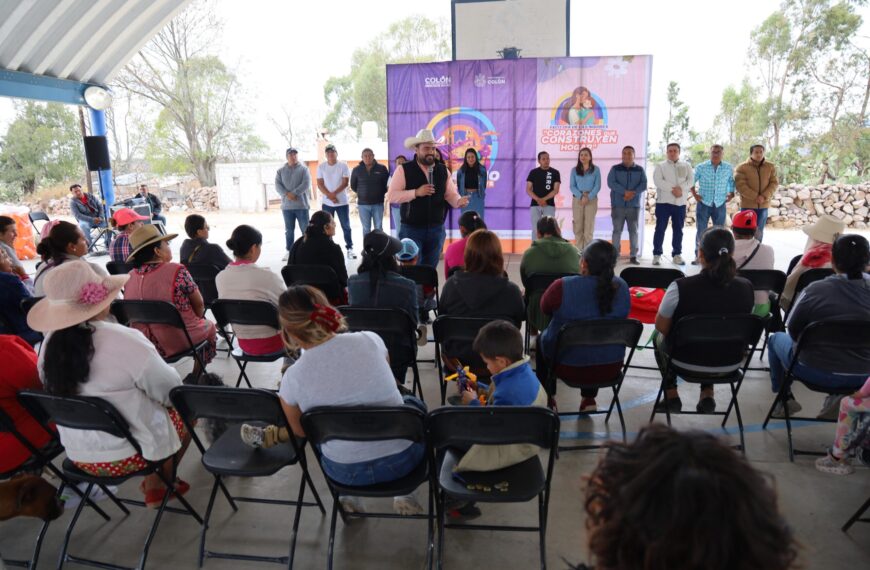 Visita Gaspar Trueba 9 comunidades de la parte alta de Colón