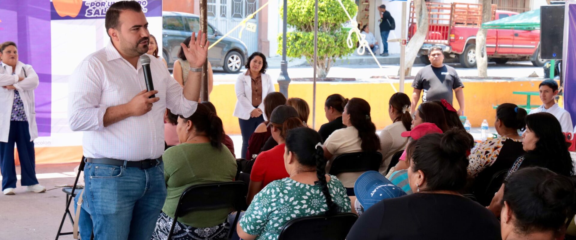 Anuncia Gaspar Trueba Establecer Consultorios Dignos en Colón
